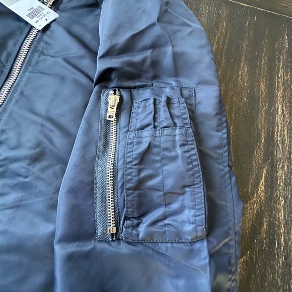 Abercrombie & Fitch Blue Full Zip Military Jacket. Size Small - Picture 8 of 9